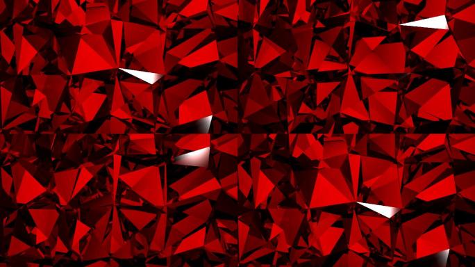 钻石红色背景特效合成红宝石