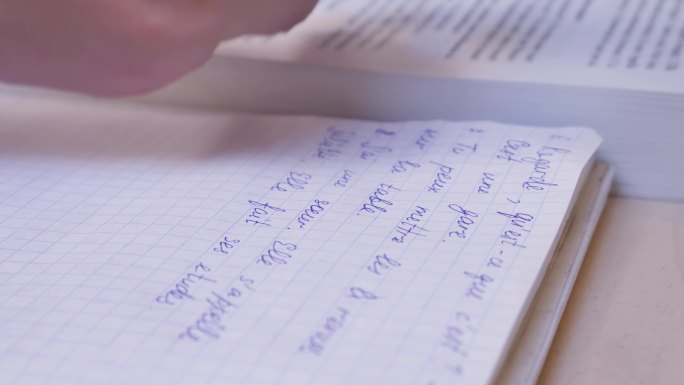 学习法语写信熬夜摘抄记录英文笔记