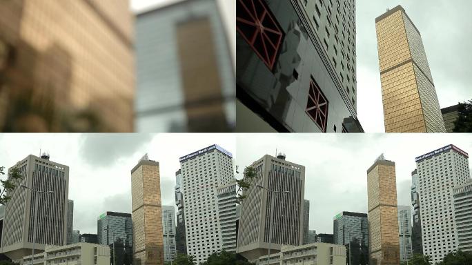 阴雨中的香港远东金融中心