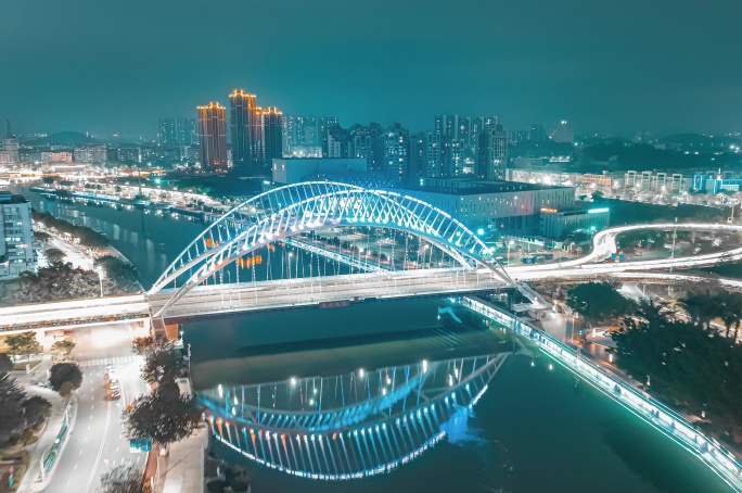 东华大桥/江门夜景/滨江夜景