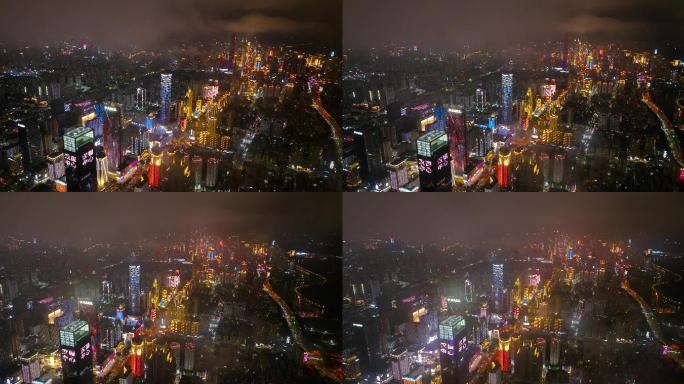 【正版5K素材】深圳夜景航拍视频