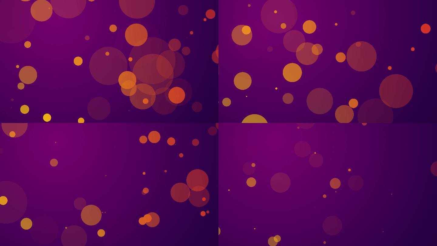 橙色圆形紫色背景LED纯色光斑