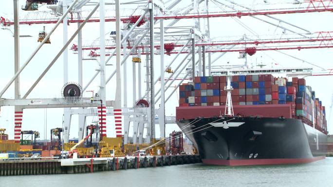商业码头集装箱国际合作世界外贸