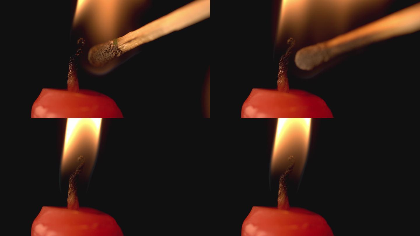 火柴点亮蜡烛2