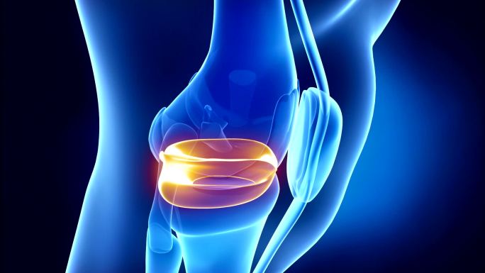 x线膝关节半月膝盖半月板X光影像膝盖骨软