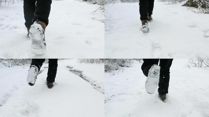 雪地奔跑