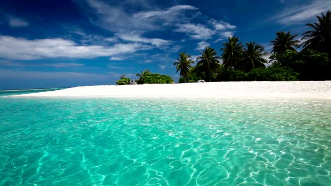 马尔代夫热带环礁湖