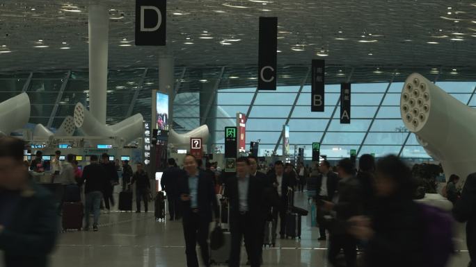 深圳机场人流