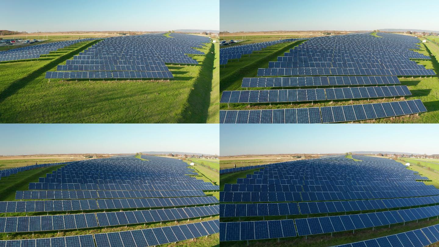太阳能发电光伏电能清洁低碳绿色能源