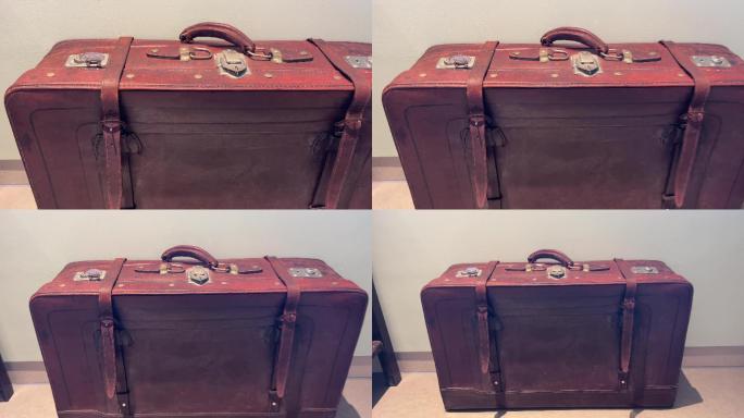 上世纪行李箱皮箱老式皮箱