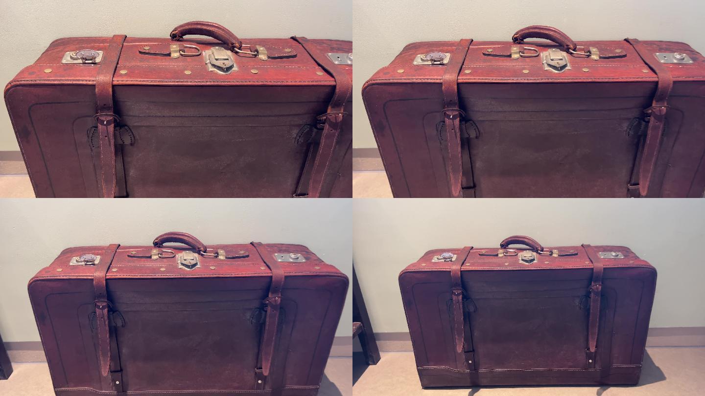 上世纪行李箱皮箱老式皮箱