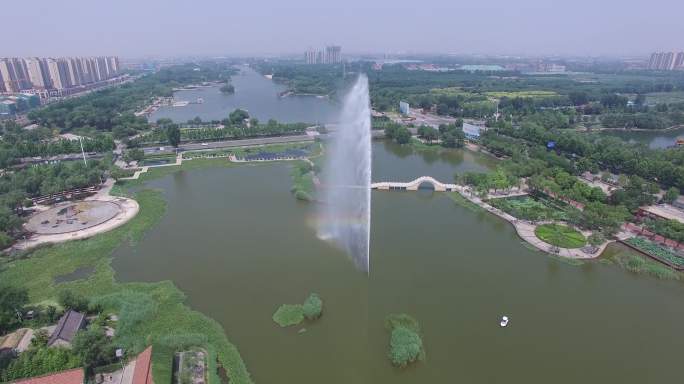 红莲湖二期 喷泉