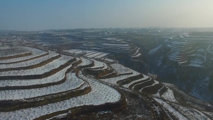 航拍北方雪景26