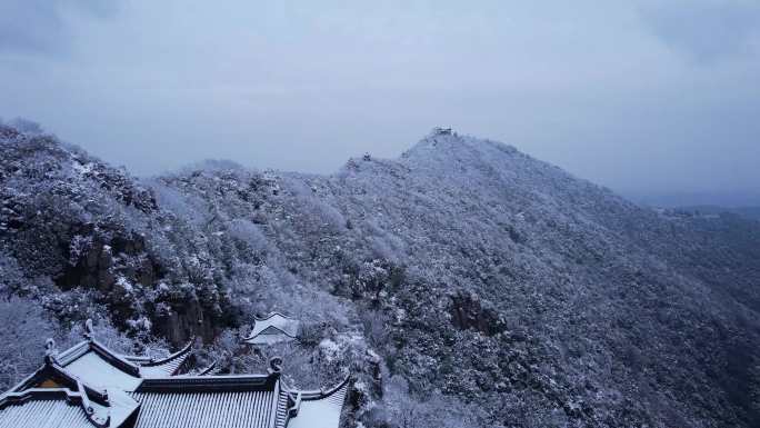 苏州大阳山雪景