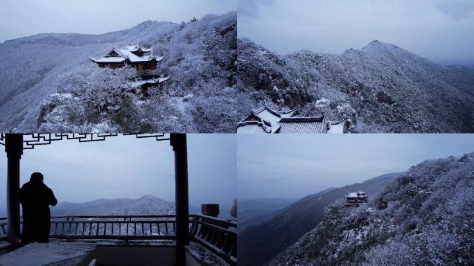 苏州大阳山雪景