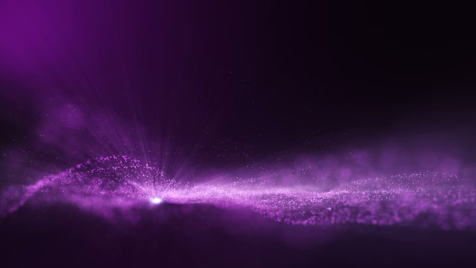 辉光紫粉色尘埃颗粒闪烁火花抽象背景