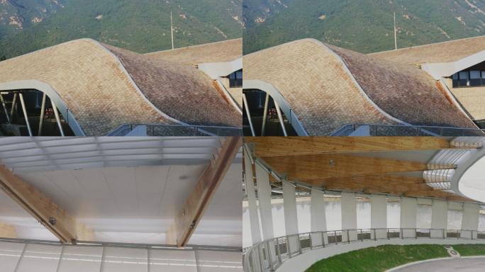 雪车雪橇中心屋顶细节
