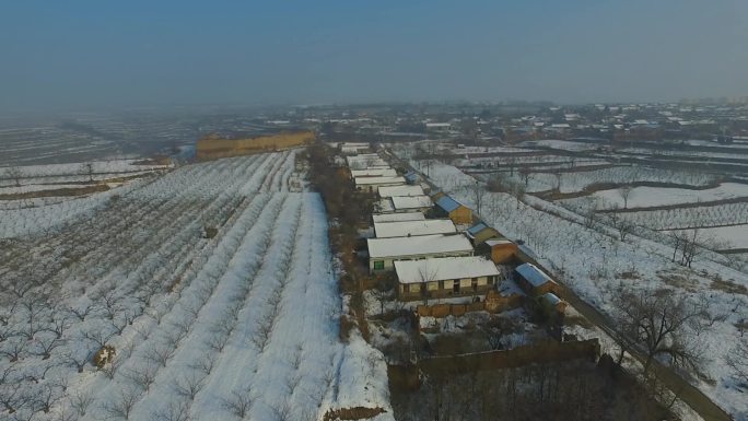 航拍北方雪景23