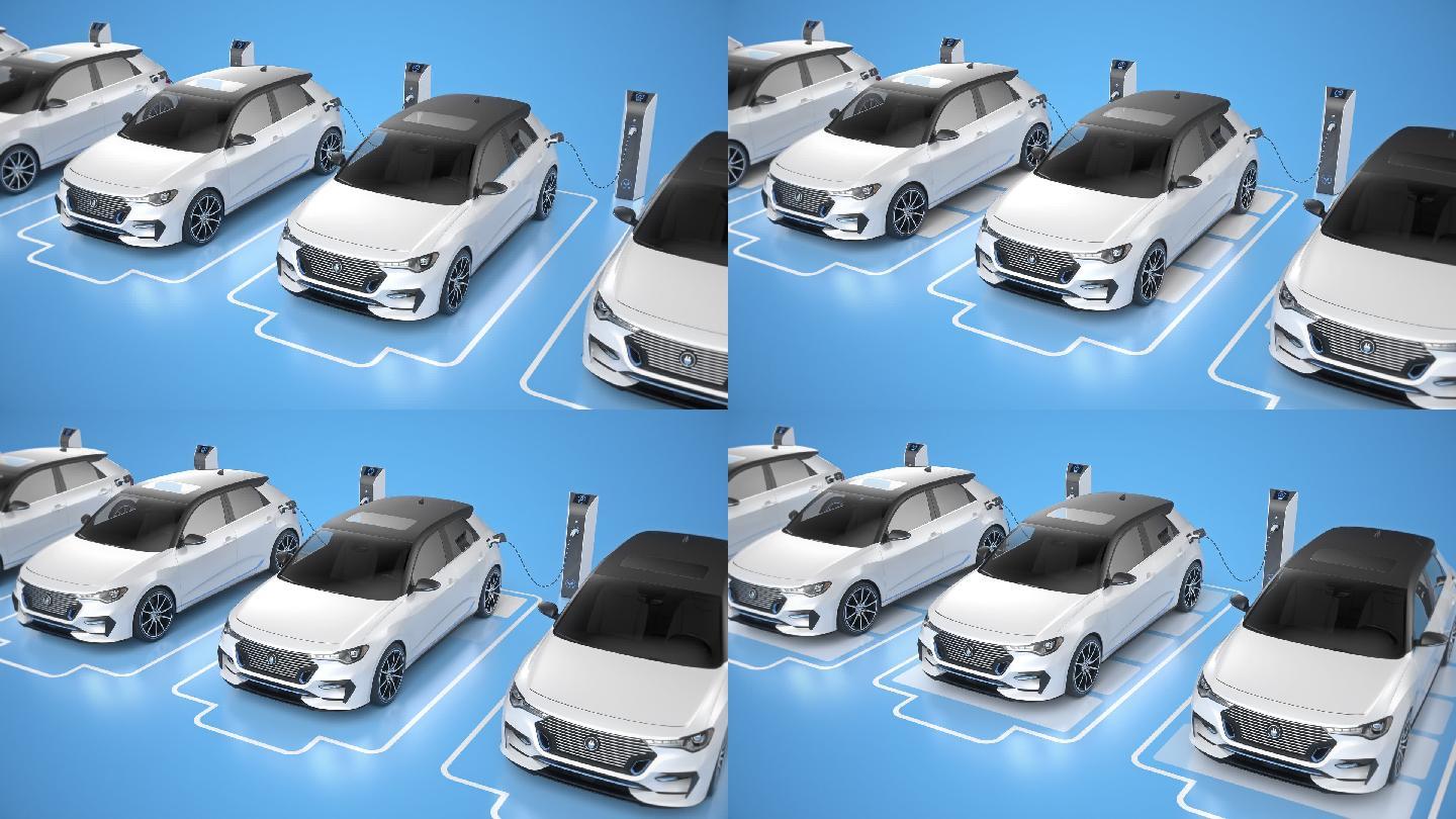 充电中的电动汽车可持续资源充电电动汽车