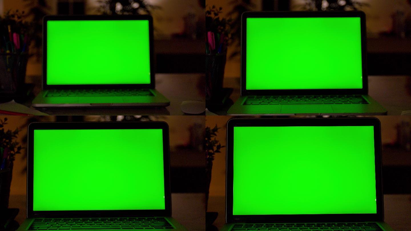 笔记本电脑绿幕抠像