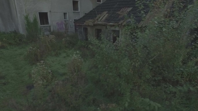 德国格拉德贝克镇一个废弃房区