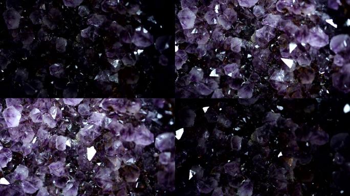 紫水晶扫光水晶石钻石婚礼