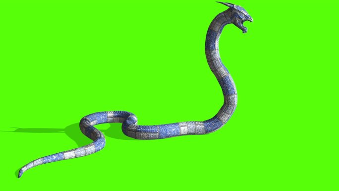 蟒蛇攻击动画绿屏