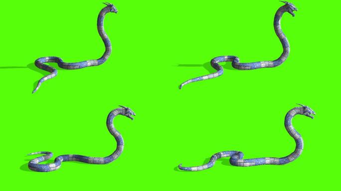 蟒蛇攻击动画绿屏