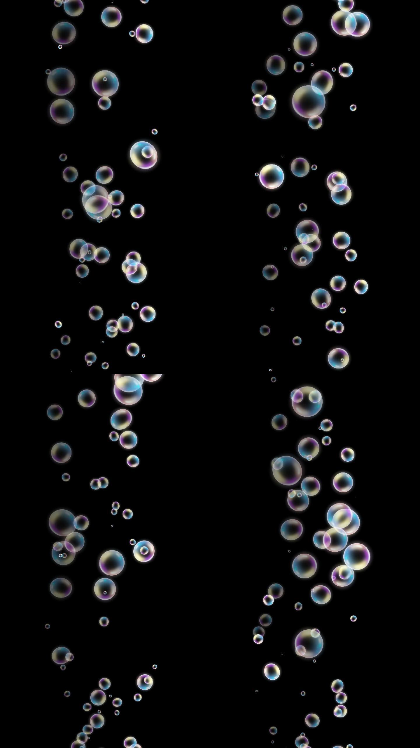 彩色海底气泡水泡通道循环