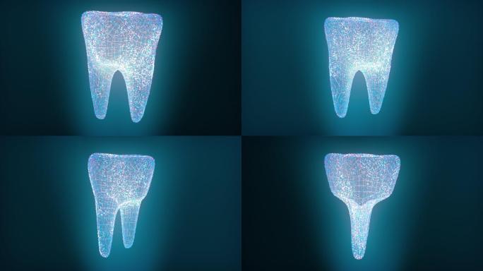 磨牙全息屏口腔防蛀美白牙医牙齿防护坚固健