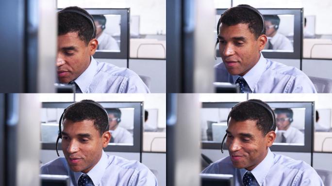 呼叫中心工作的客服