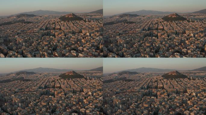 希腊雅典地标航拍素材空镜镜头