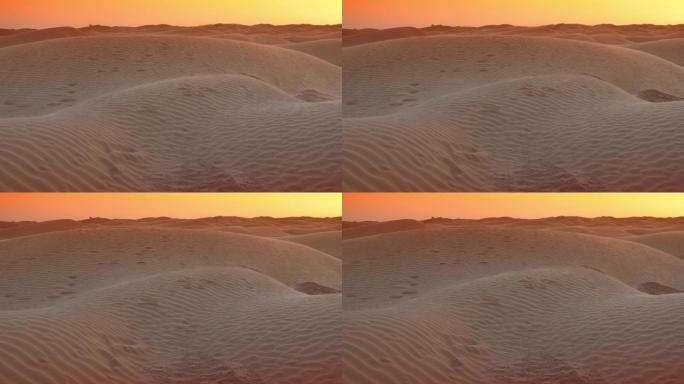 撒哈拉沙漠之夜荒漠沙丘戈壁风沙
