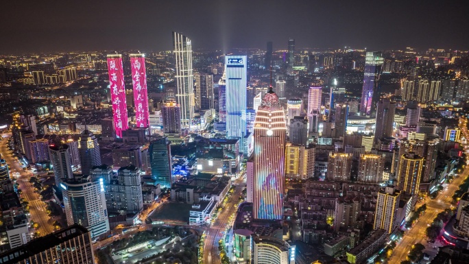 无锡中山路夜景