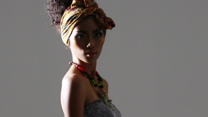 非洲时尚模特