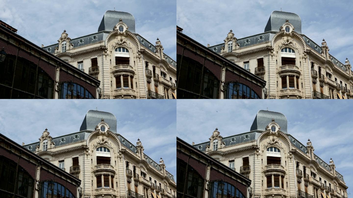 法国贝齐尔斯有盖市场旁豪斯曼建筑
