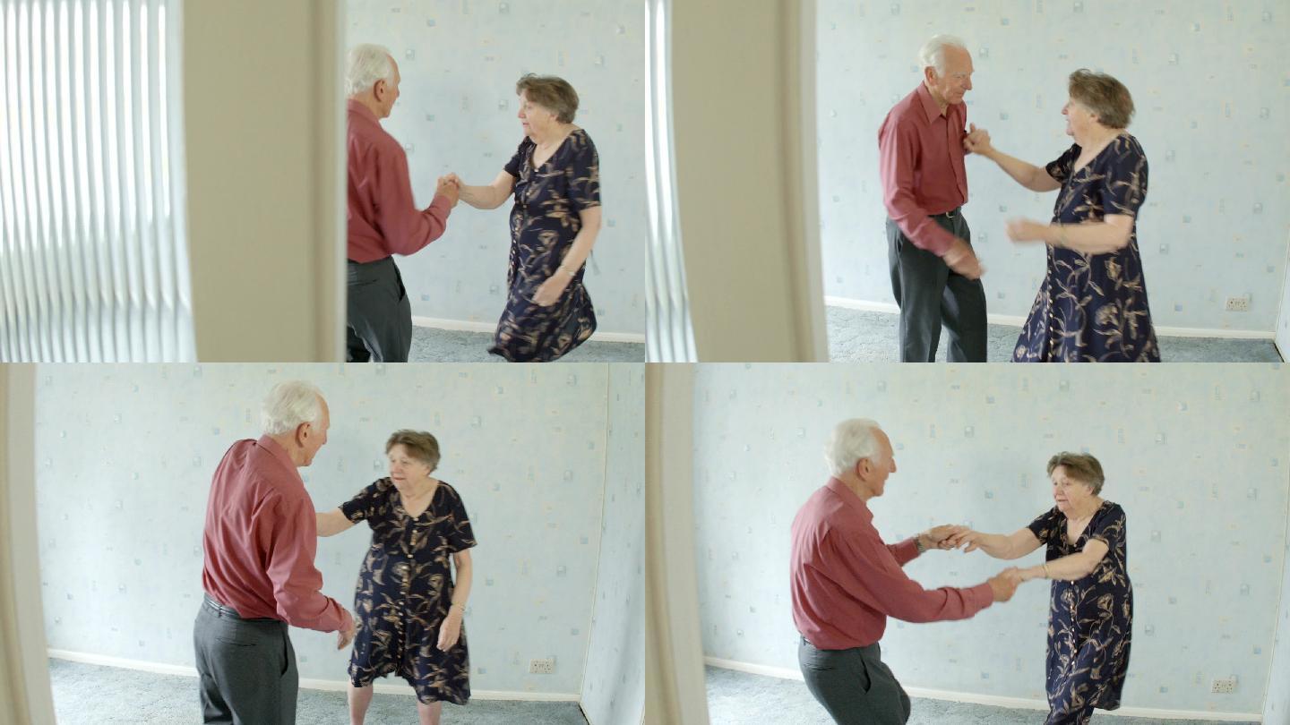 老年夫妇舞蹈