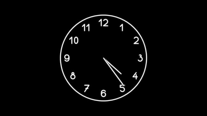 时钟视频素材表针时间轴表盘
