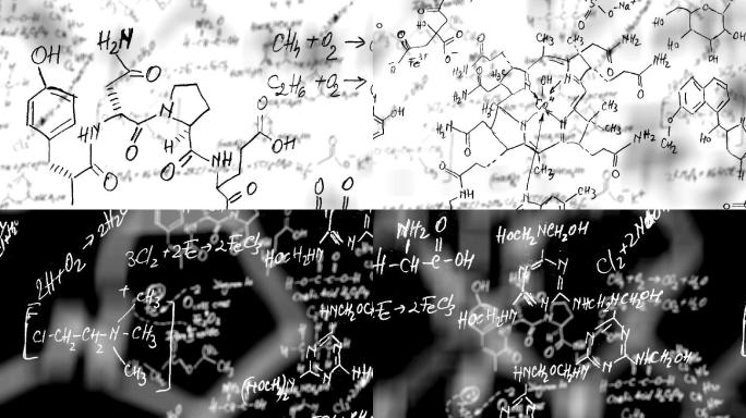 化学方程式回路代数定理图形特效动画定律