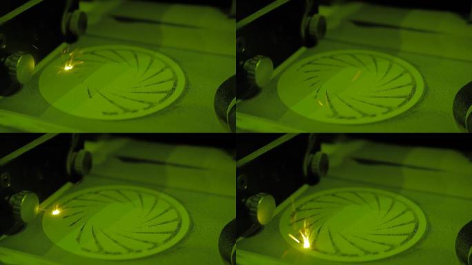 激光熔化制造金属打印模型