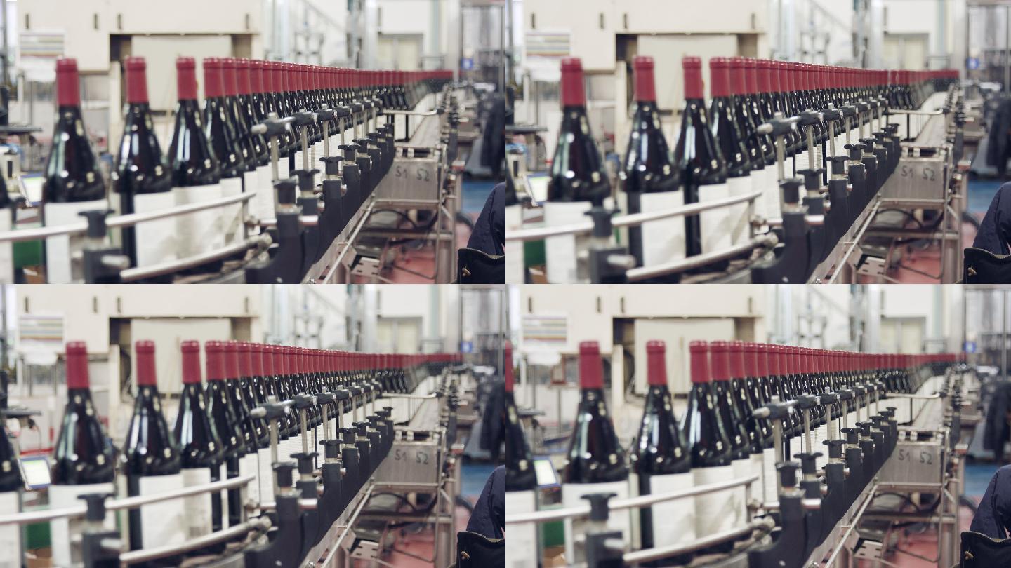 酒瓶生产线进口红酒葡萄酒自动化