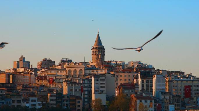 土耳其伊斯坦布尔市的加拉塔。