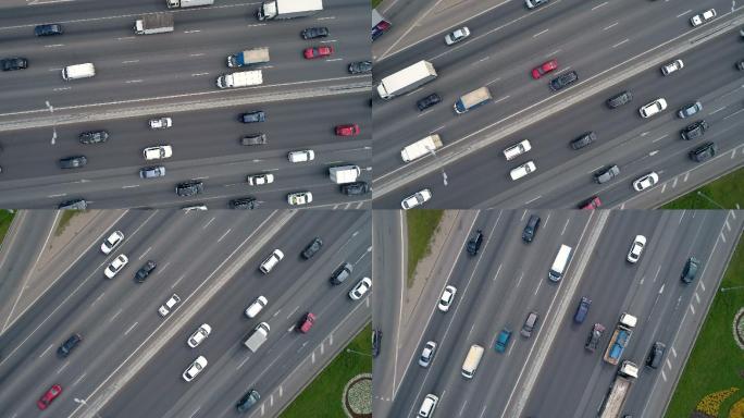 高速路上行驶的顶级汽车