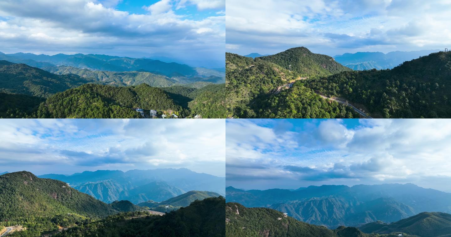 大山森林风景航拍