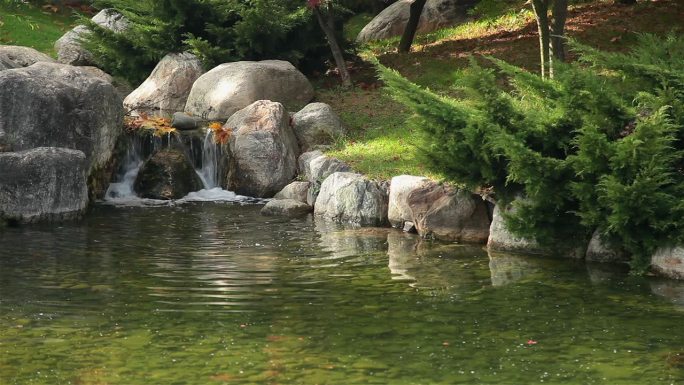 日本风格的禅宗花园