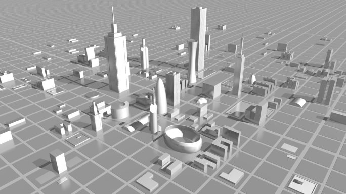 3D成长中的城市三维建模发展新建模型立体