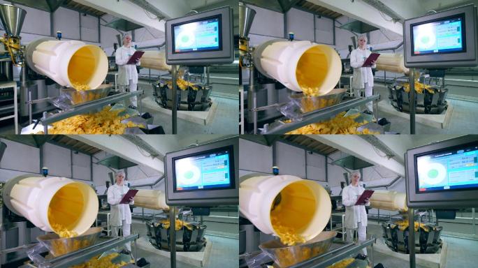 薯片的制作过程流水线全自动化机械制造