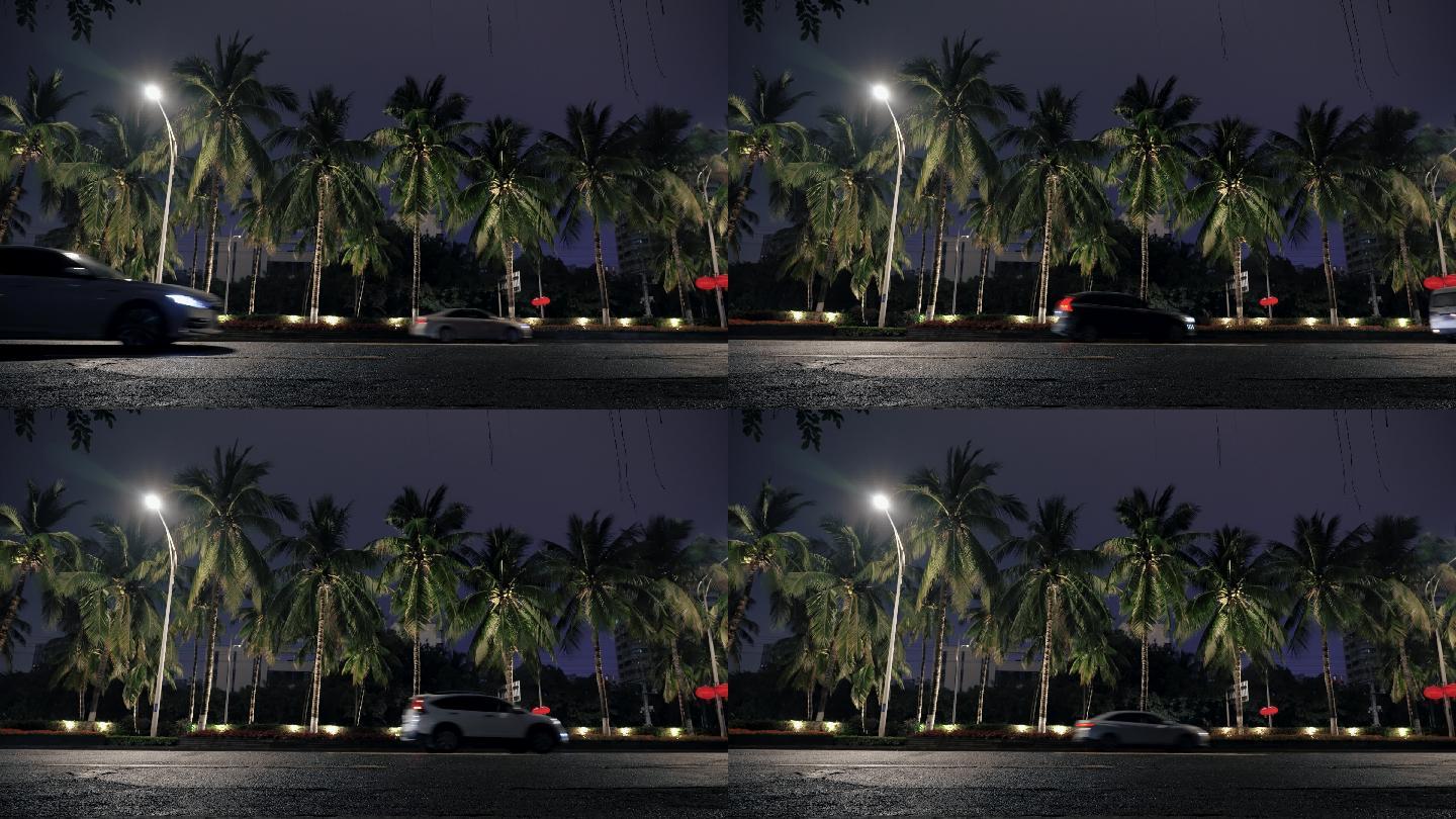 椰城海口市夜景