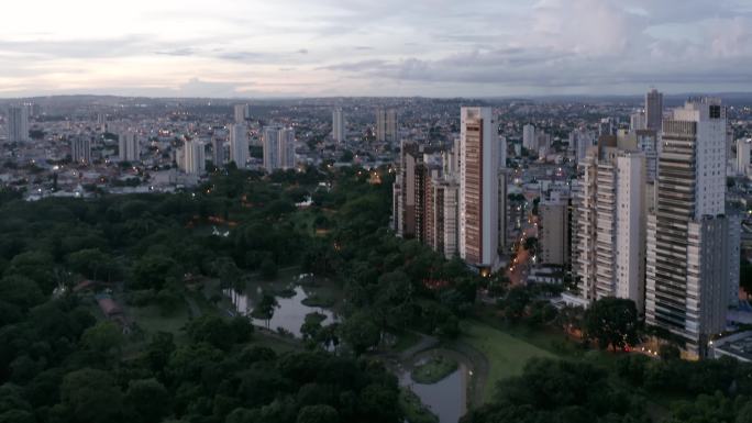 城市鸟瞰图大景全景全貌航拍城区规划