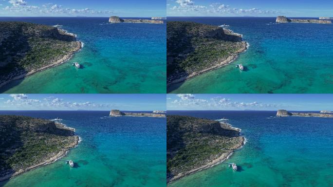 希腊克里特岛地中海海岸